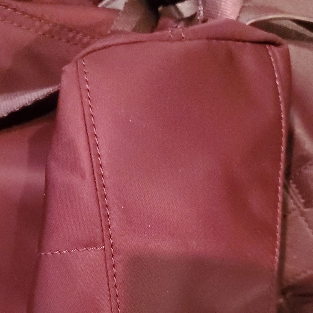 Tory Burch Burgandy Nylon Backpack - Picture 5 of 12